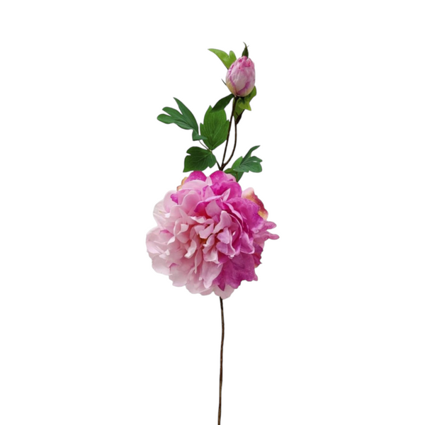 Flor Artificial PEONÍA LILA