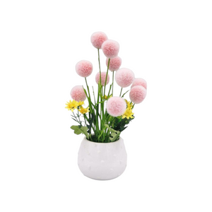 Arreglo Pompones ROSADOS