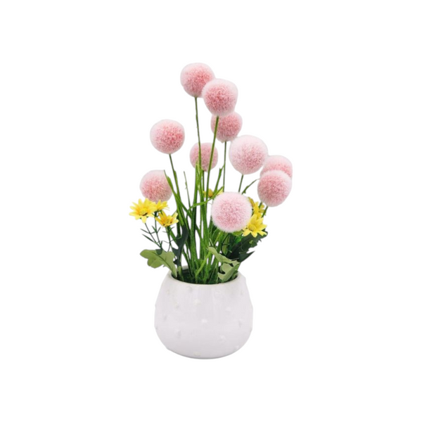 Arreglo Pompones ROSADOS