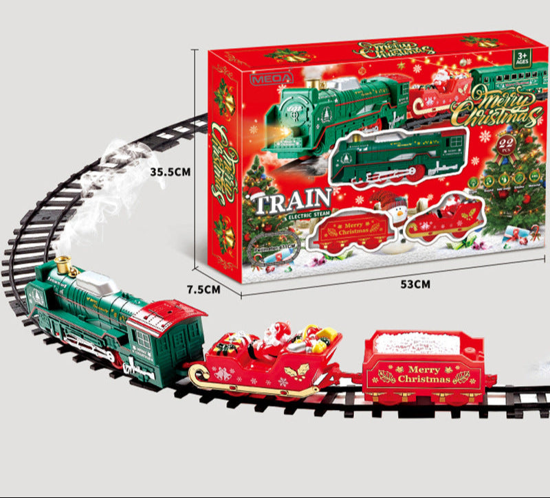 Tren Navideño para Pie de Árbol - 30 Piezas