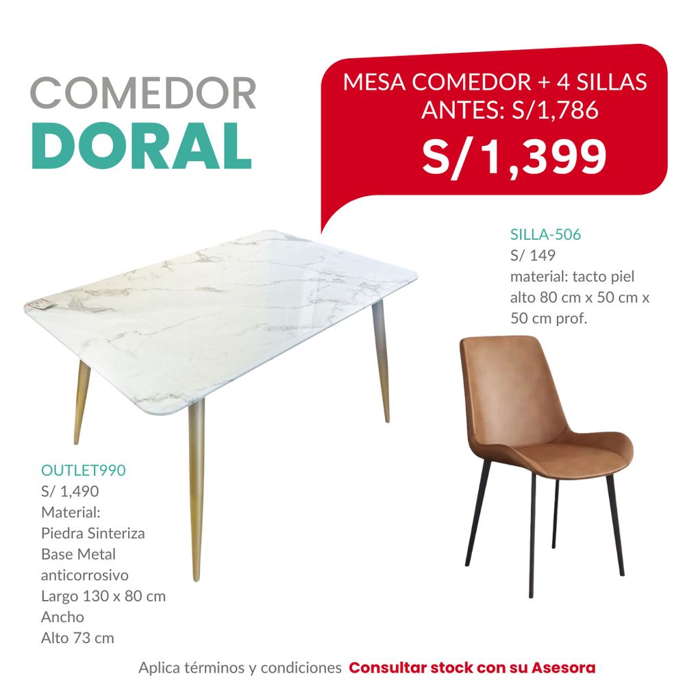 COMEDOR DORAL