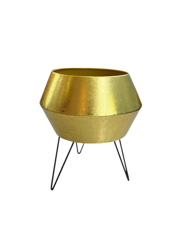 Porta Maceta GIAL Dorado Grd.