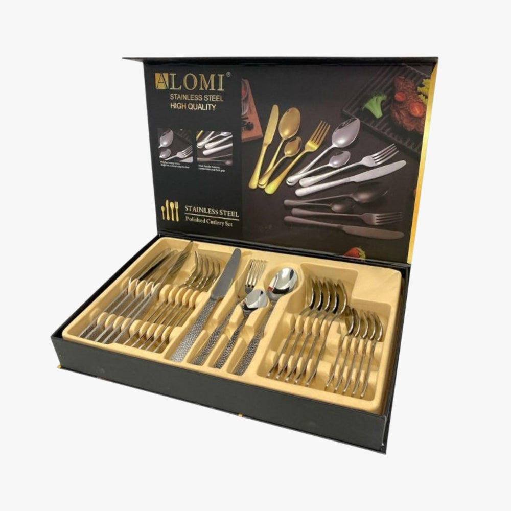 JUEGO DE CUBIERTO CALADOS PLATA