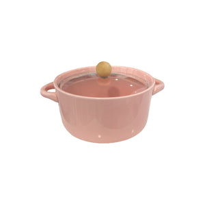 Mini Cacerola con Tapa ROSA