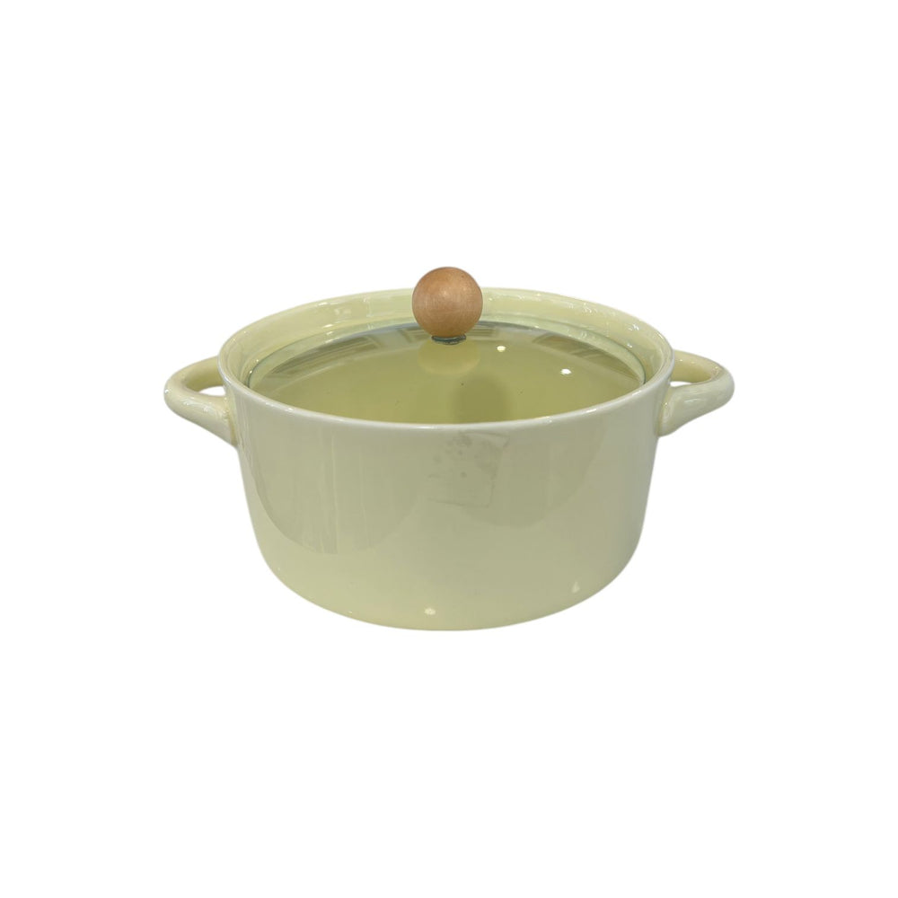 Mini Cacerola con Tapa CREMA
