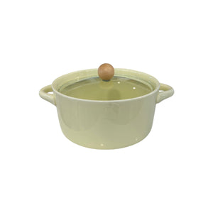 Mini Cacerola con Tapa CREMA