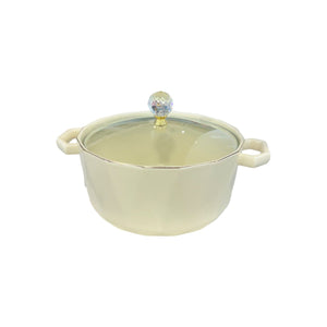 Cacerola Pequeña con Tapa CREMA
