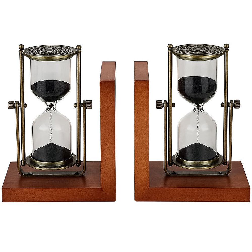 Reloj de Arena POSA LIBROS BLACK