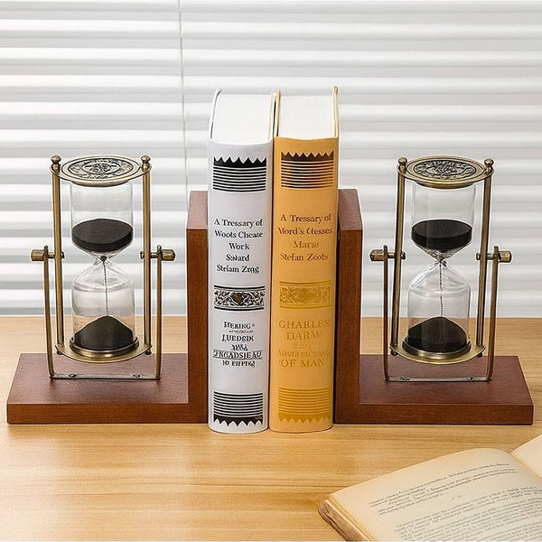 Reloj de Arena POSA LIBROS BLACK