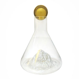 Decantador Cristal con Tapa Dorada