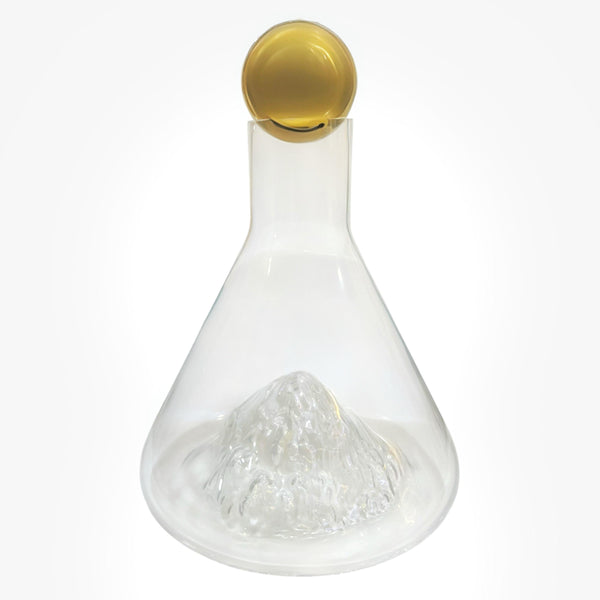 Decantador Cristal con Tapa Dorada