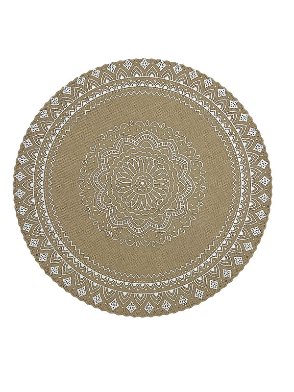 Individual Mandala Beige x6