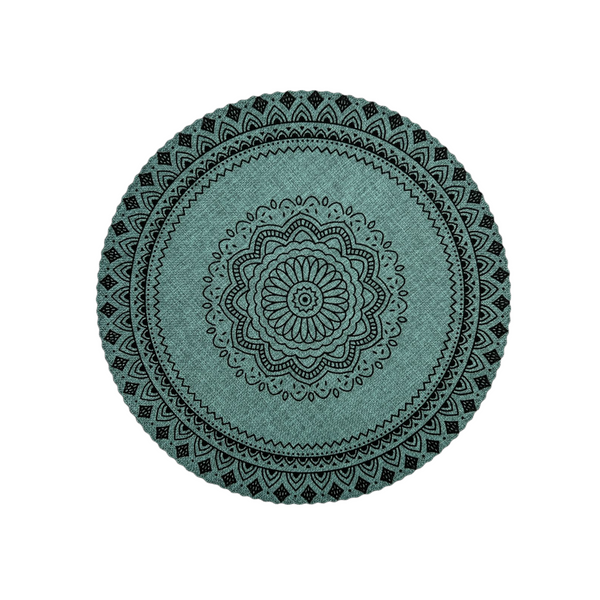 Individual Mandala Aqua x6