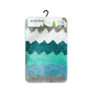 Alfombra Baño ZIG ZAG VERDE