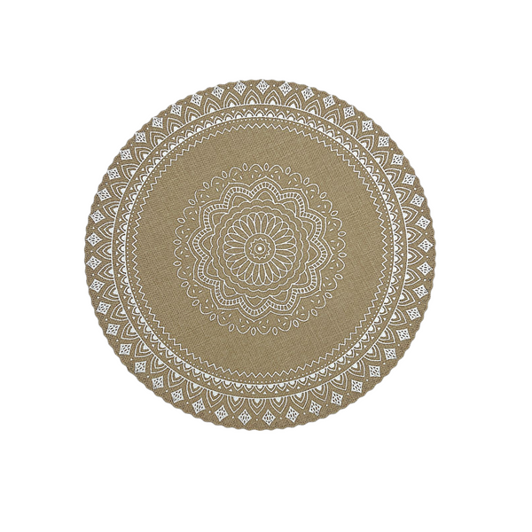 Individual Mandala Beige x6