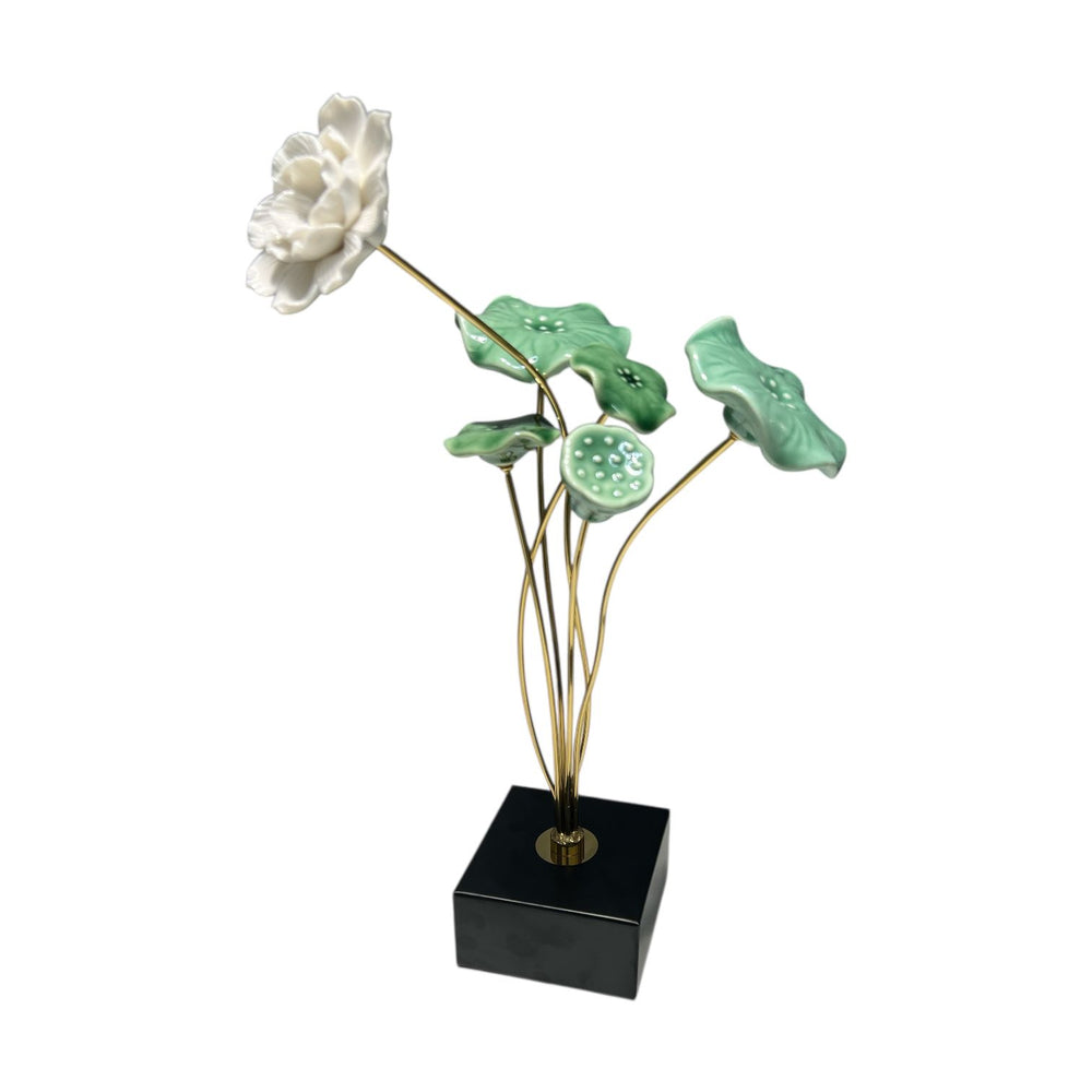 ADORNO FLOR CERÁMICA P.