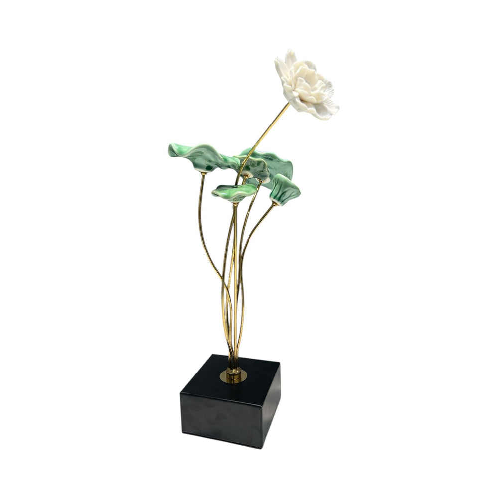 ADORNO FLOR CERÁMICA P.