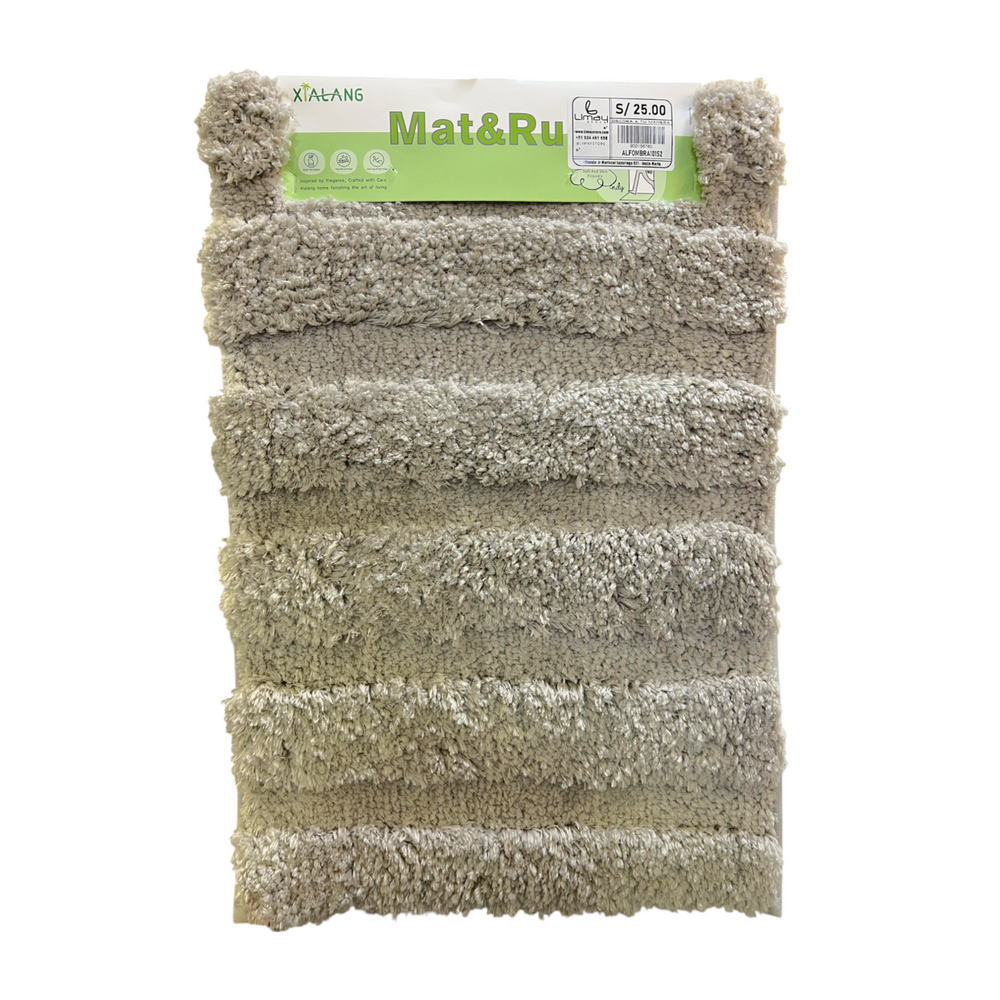 Alfombra Peluche HAIRY GRIS CLARO