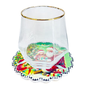Posa vaso Ceramico Navideño E