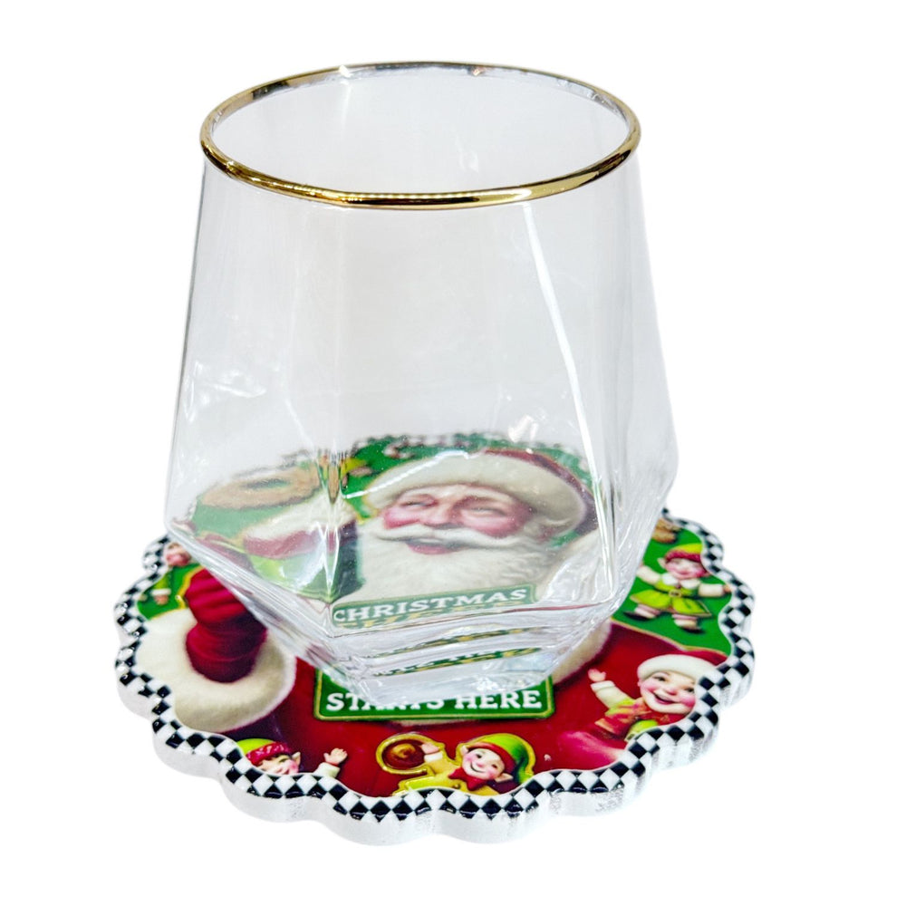 Posa vaso Ceramico Navideño F