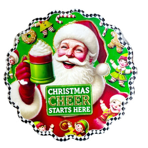 Posa vaso Ceramico Navideño F