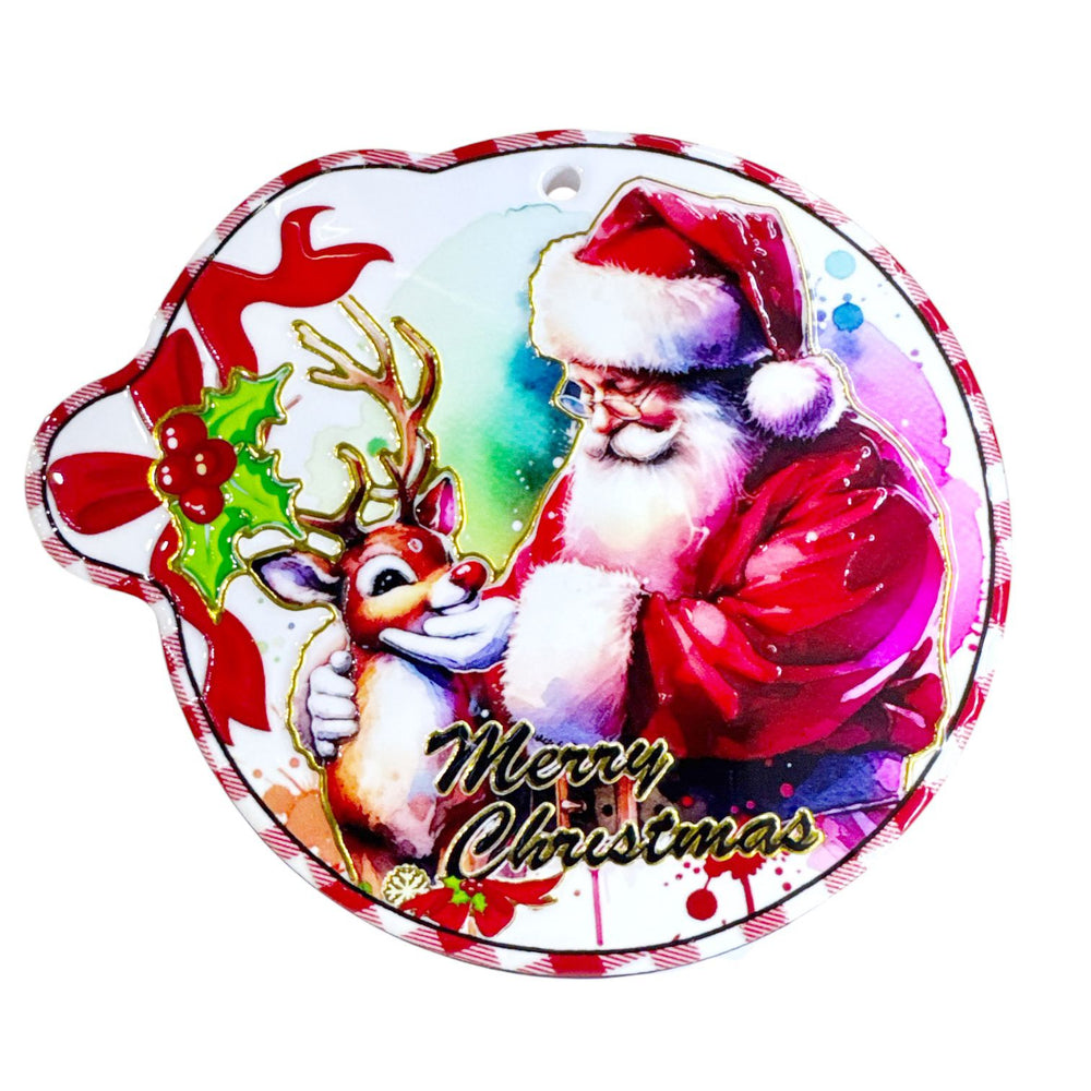 Posa vaso Cerámico Navideño I