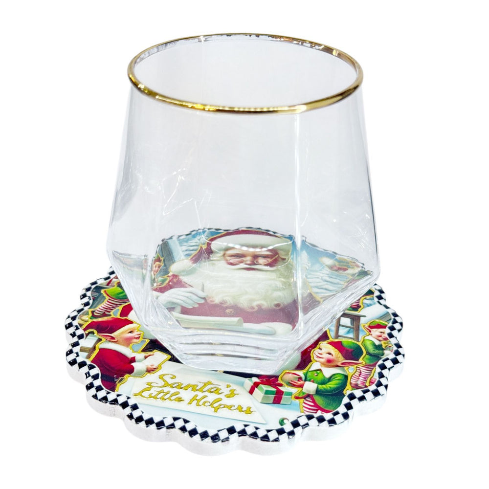 Posa vaso Ceramico Navideño D