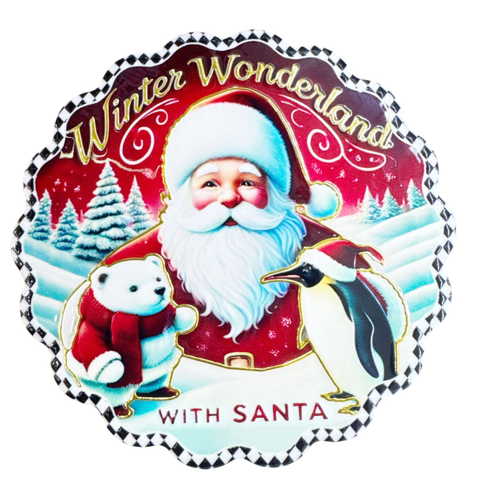 Posa vaso Ceramico Navideño B