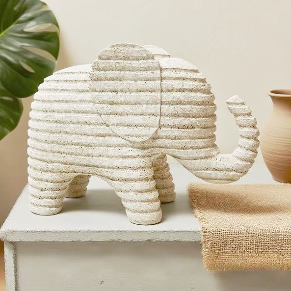 Elefante Decorativo CREMA