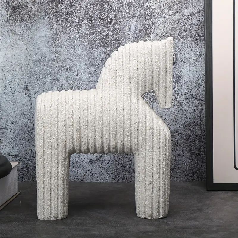 Caballo Decorativo CREMA