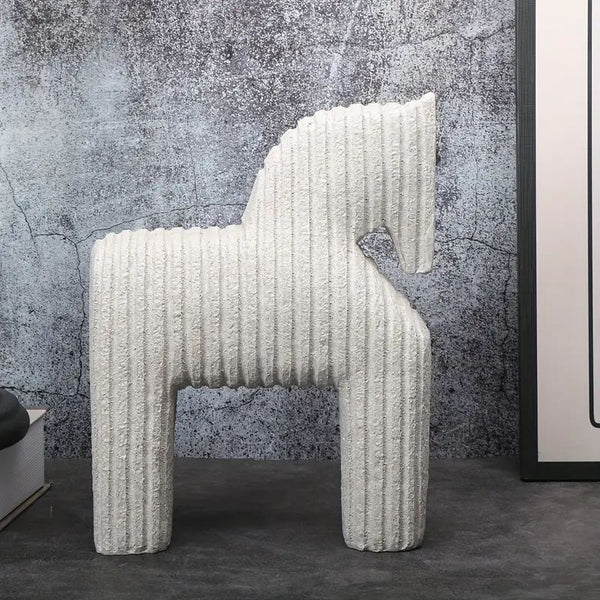 Caballo Decorativo CREMA