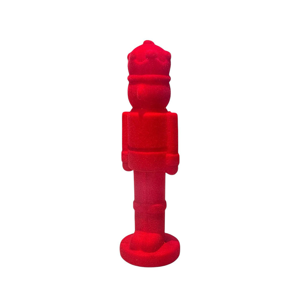 Cascanueces Mediano Terciopelo ROJO