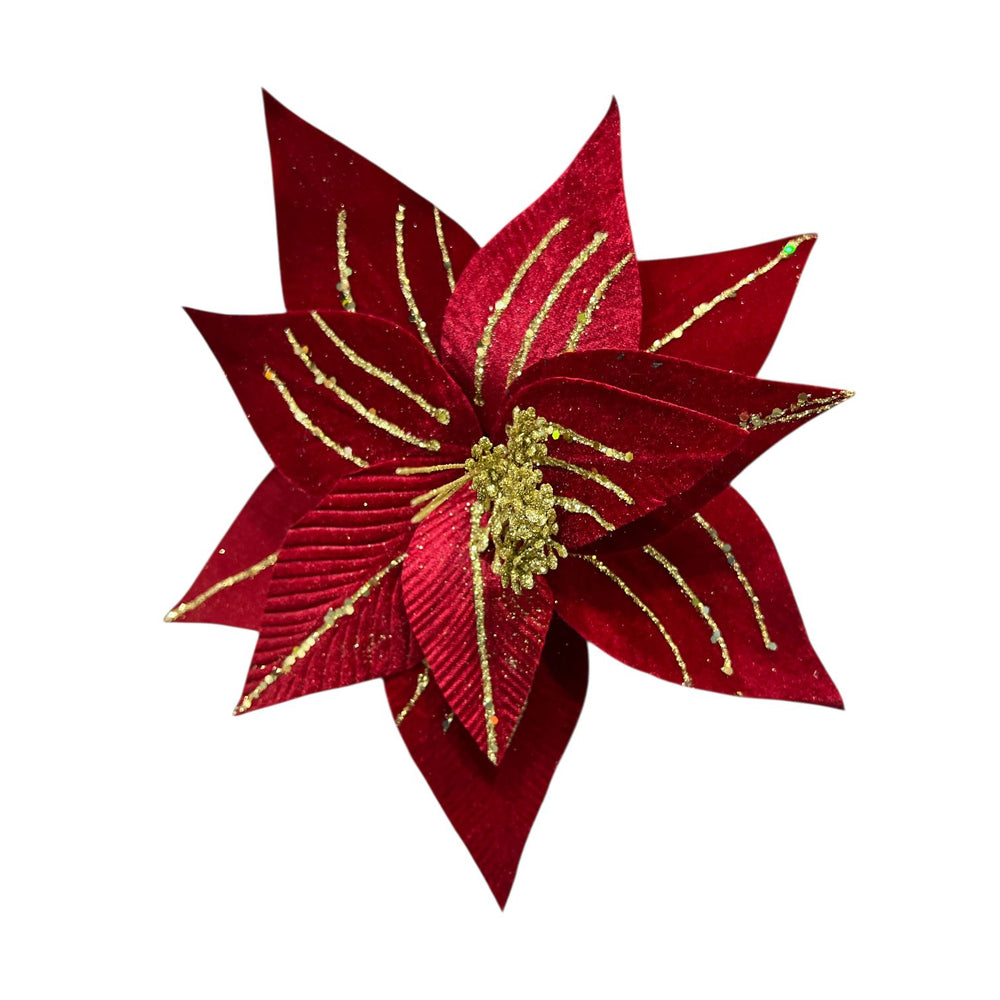 Flor de Terciopelo Mediana ROJA 30CM