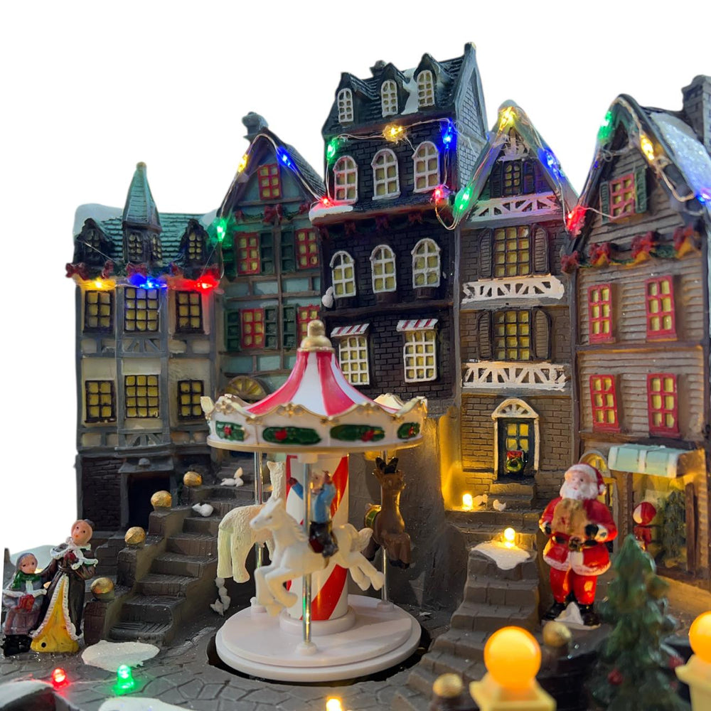 Villa Navideñas con Tren y Luces