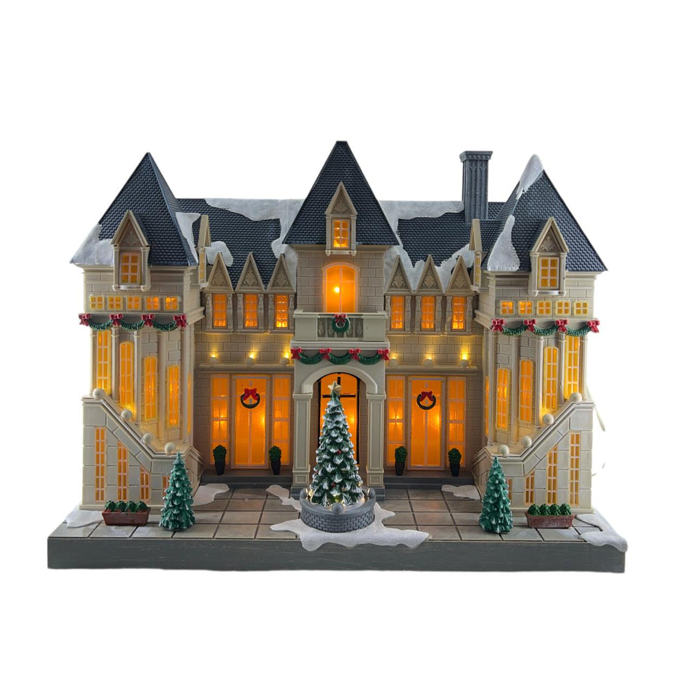 Mansion Navideña con Luces