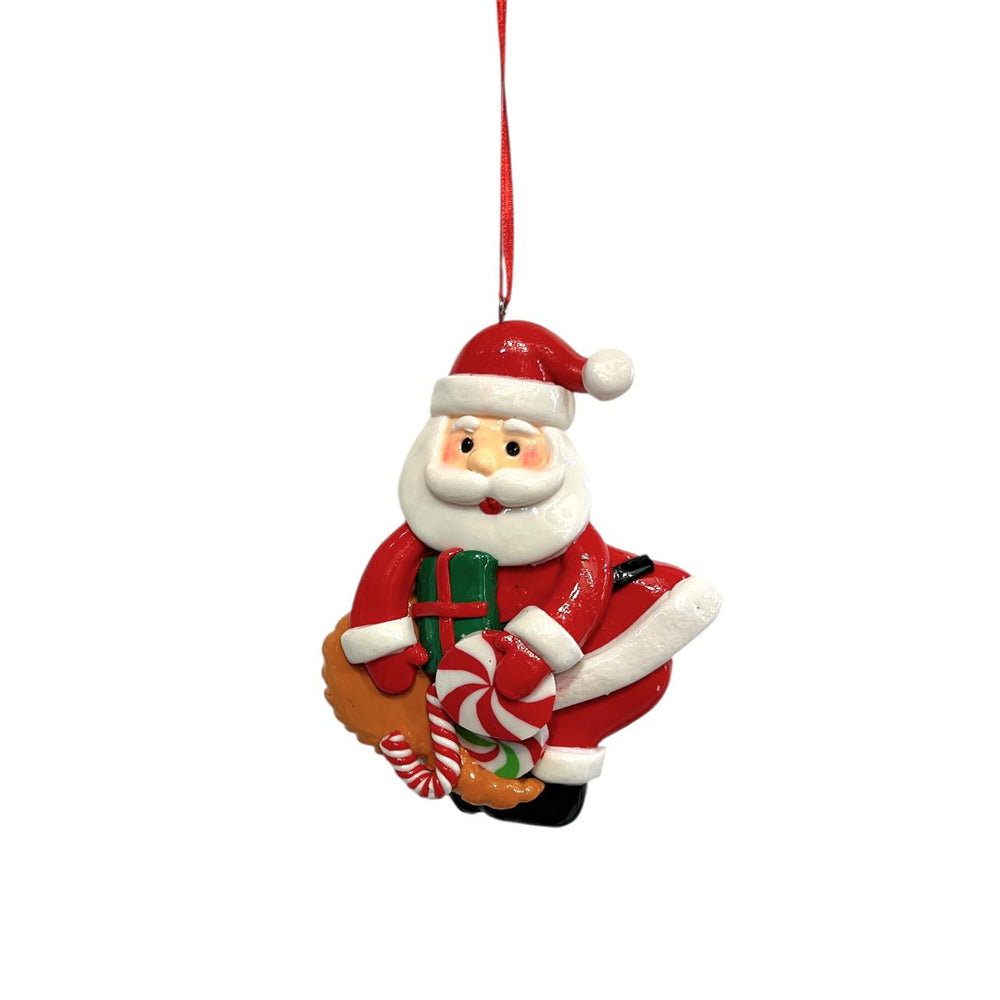 Colgante Navideño PAPÁ NOEL CON REGALOS