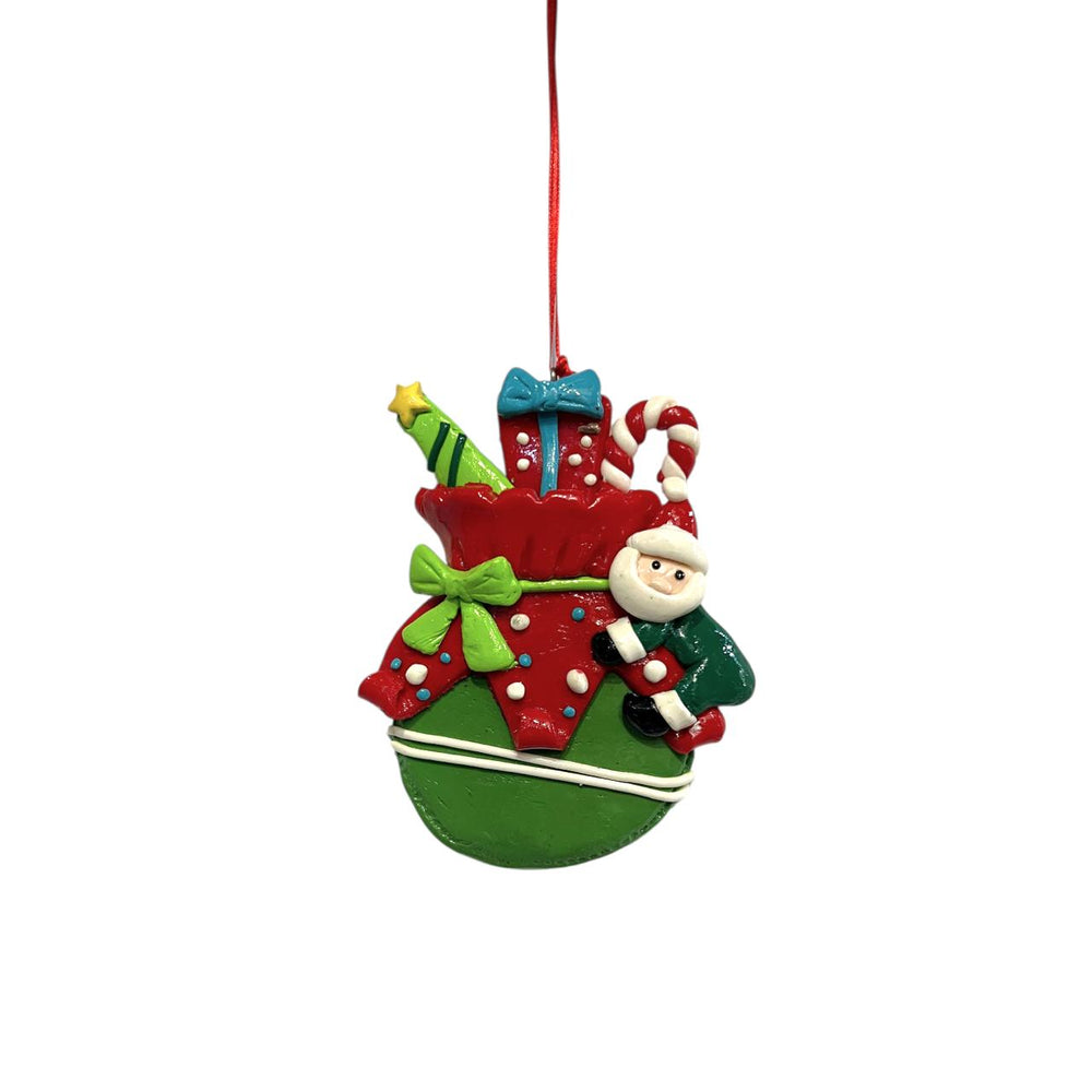 Colgante Navideño BOLSA PAPÁ NOEL