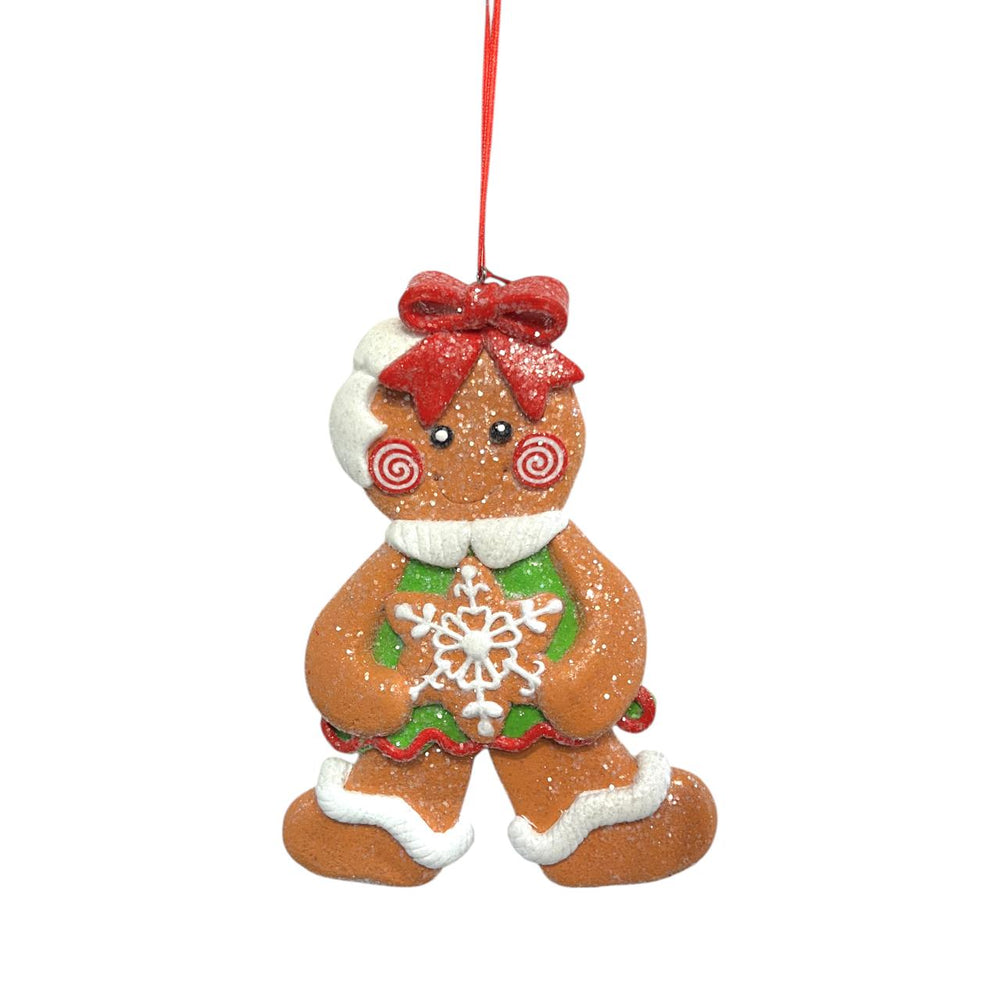 Colgante Navideño NIÑO DE JENGIBRE Y DULCES