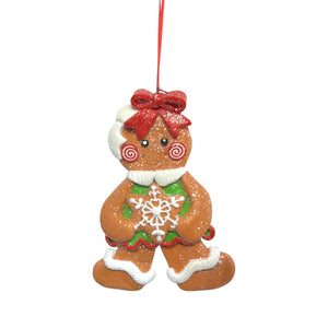 Colgante Navideño NIÑO DE JENGIBRE Y DULCES