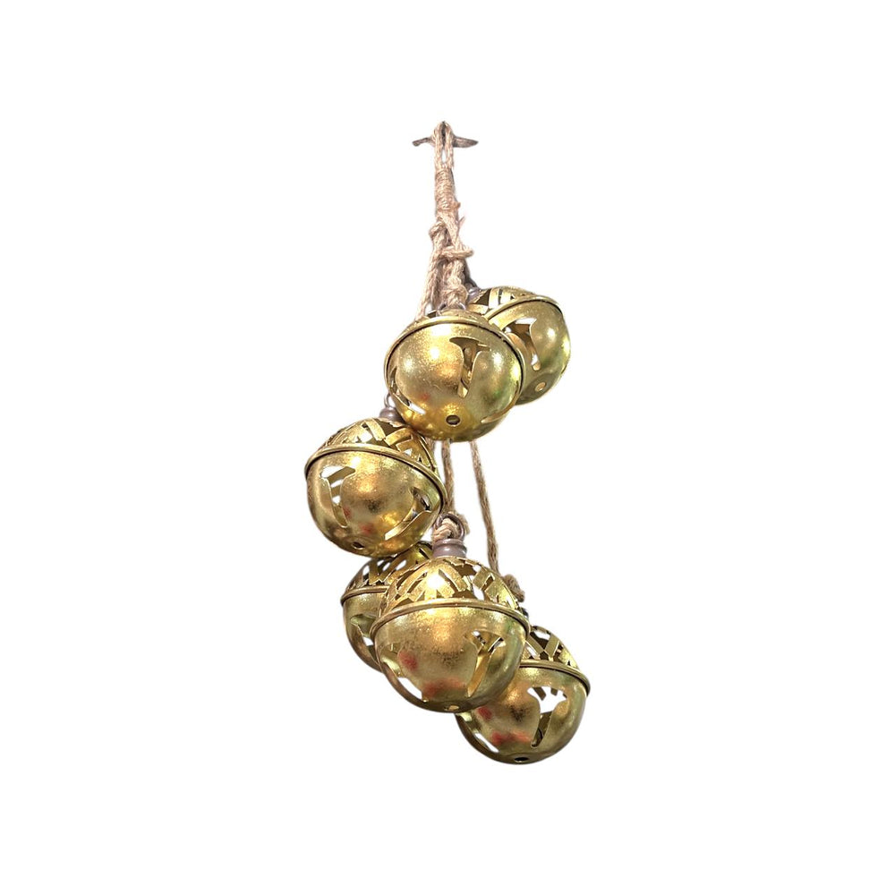 Adorno Colgante de Cascable X6 DORADO 60CM