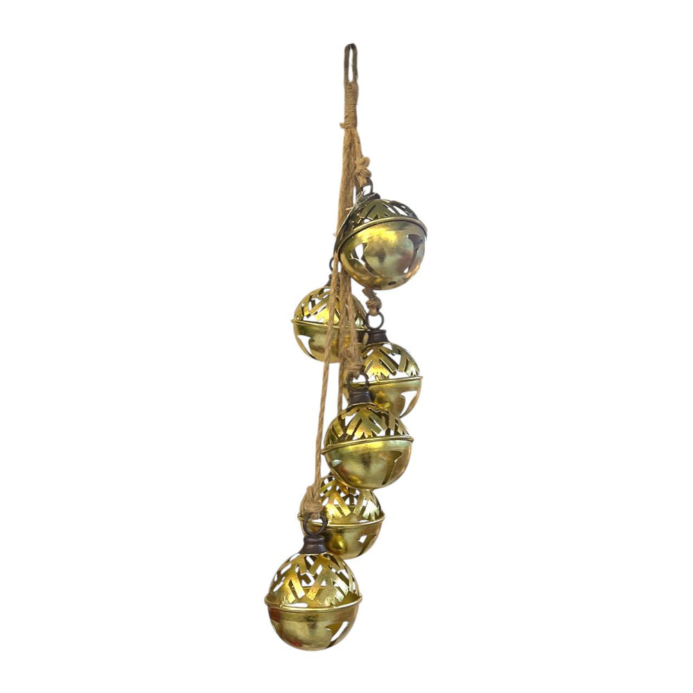 Adorno Colgante de Cascable X6 DORADO 60CM
