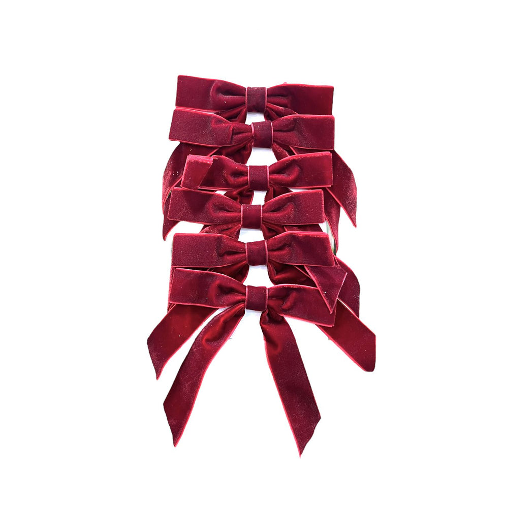 Lazo x 6 Guinda 12x12CM
