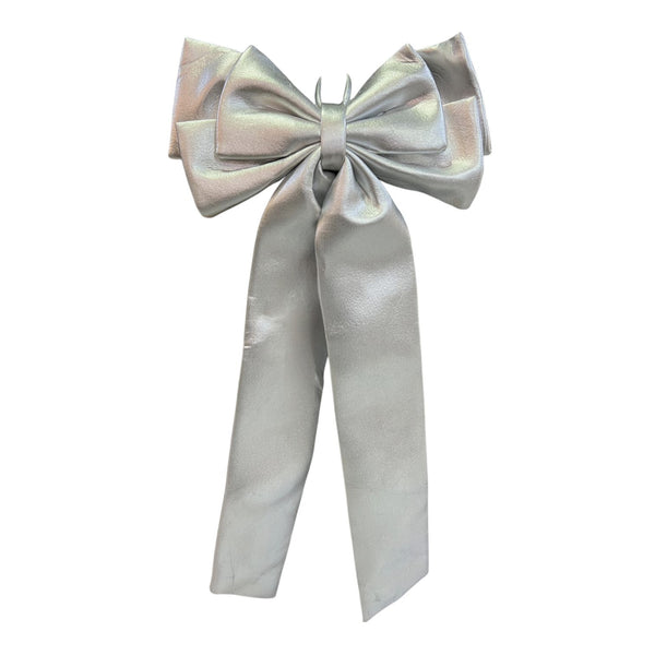 Lazo Navideño Plata 90x40CM