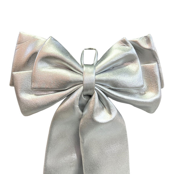 Lazo Navideño Plata 90x40CM