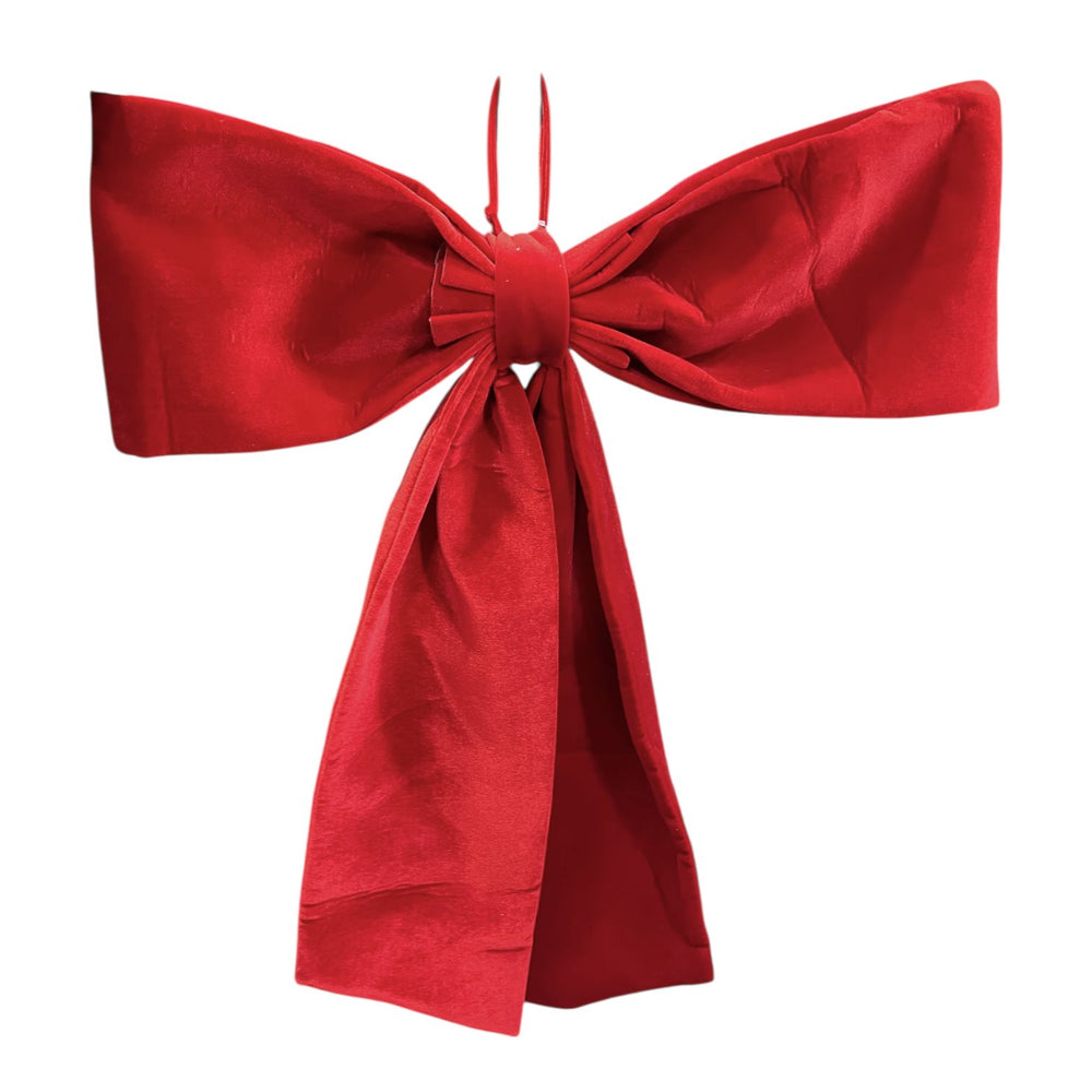 Lazo Navideño Rojo 65x80CM