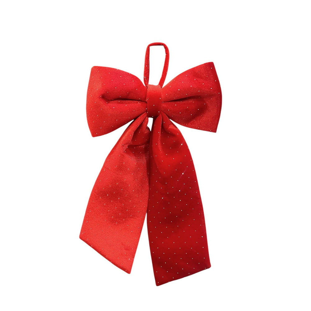 Lazo Navideño Rojo 50x30CM