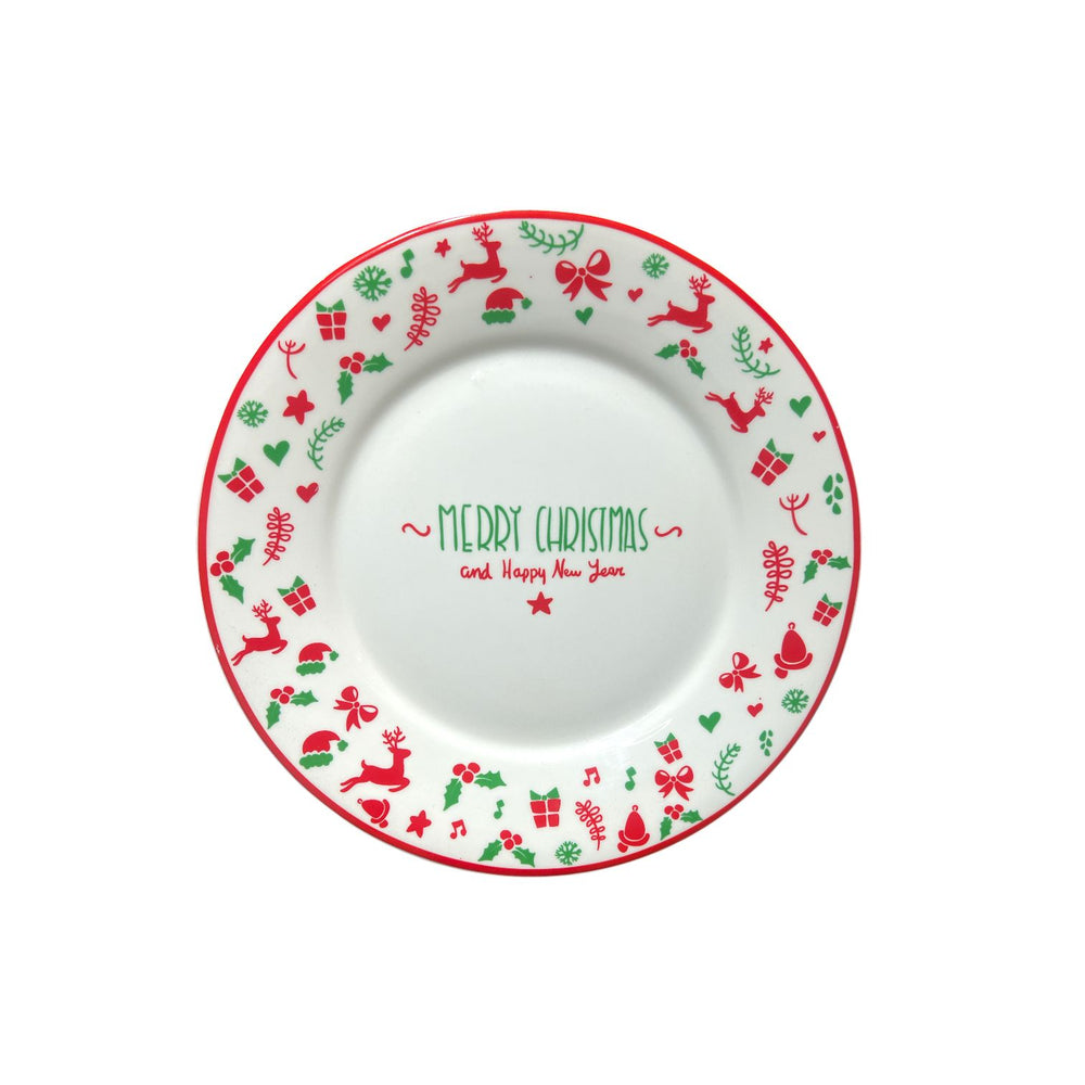 Plato Naideño Pequeño Merry Christmas