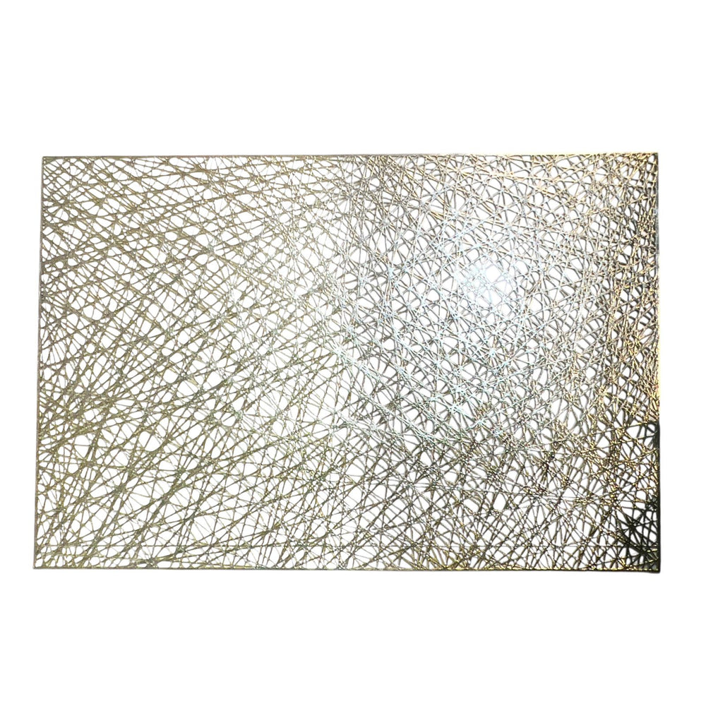 Set x6 Individuales Rectangulares Dorados GLORIA DORADA