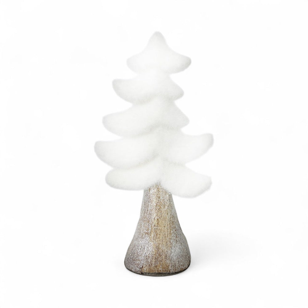 Pino Navideño Blanco 7x15x30cm
