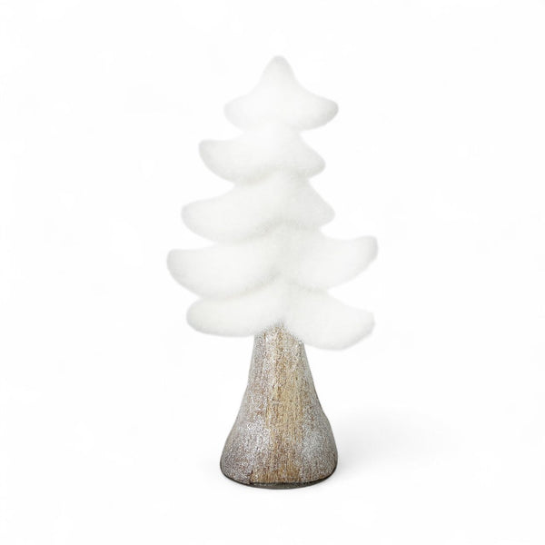 Pino Navideño Blanco 7x15x30cm
